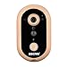 Produktbild Türklingel 720p HD PIR WiFi Türklingel Mit Kamera Wireless Monitor 24 Stunden Safe Guard Zwei-Wege-Audio Build-in 8GB TF Karte (Gold Farbe)