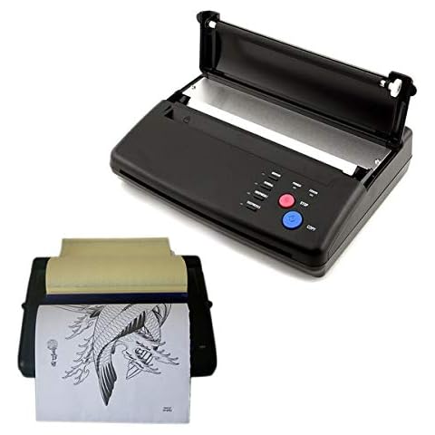 Tattoo Transfer Maschine, Thermo Thermal Tattoo Kopierer Drucker, A4 Thermischen Tätowierung Stencil Thermodrucker Cover