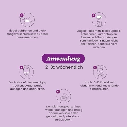 Schaebens Kollagen Boost Hydrogel Augen-Pads, 60 Stück für 30 Anwendungen, für einen sofortigen Feuchtigkeits-Boost und einen frischen Glow mit Kollagen, Cica und Hyaluronsäure