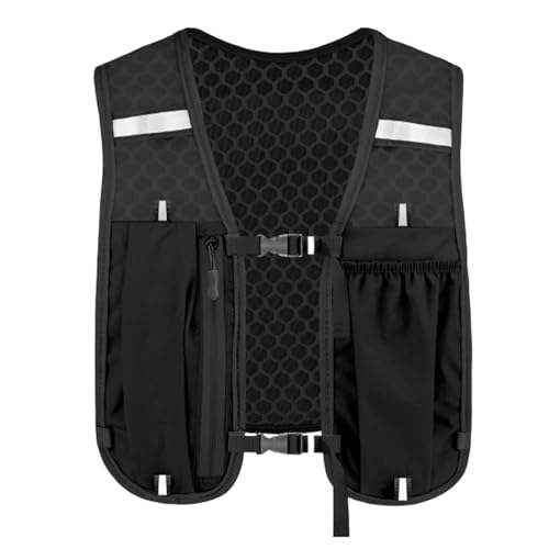 AYNKH Unisex Running Vest, Backpacks Lightweight, with Phone Holder & Storage Adjustable for Trailrunning Hiking Marathon Running Cycling