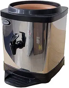 Suporte Bebedouro Inox para Galão de Agua Com Cuba De Barro