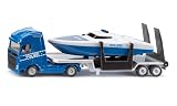 SET DI TRASPORTO BARCHE: Questo set ricco di dettagli, con camion Volvo, rimorchio ribassato e barca, è perfetto per tutti gli appassionati di trasporti e barche: vivi emozionanti viaggi verso il porto turistico mentre giochi e collezioni.