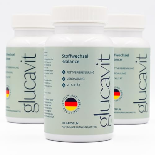 Glucavit Gélules – Complément Alimentaire avec 11 Nutriments Essentiels | Vitamines & Minéraux pour l’Énergie, la Vitalité et le Bien-Être | 60 Gélules (3)