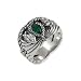 Seigneur des Anneaux - 3002 - 060 - Bague Mixte - Argent 925/1000 - 12.53 Gr - Verre - T 60.5