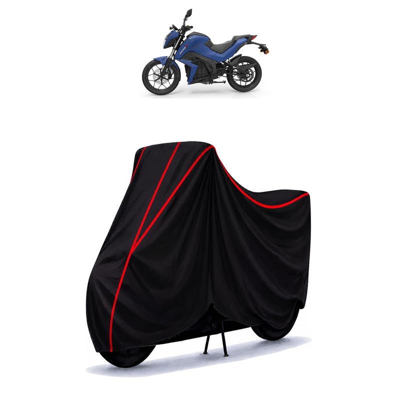 Image of Tork Kratos Water Resistant Bike Cover for All Motorcycles & Rain | Heavy Duty Taffeta Fabric | UV Protection, Dustproof, Scratchproof | All Weather Two Wheeler Body Cover with Elastic Bottom