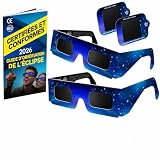 Lunettes Eclipse Solaire 2026 – Lot de 2 Paires Premium avec 2 Filtres Solaires...