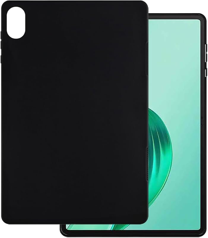 Tablet Case for Honor Pad X8A NDL-W09 - Black | 11" 2024 Flexible Shockproof Back Cover with Raised Edges, Anti-Scratch Thin Fit Protective Bumper