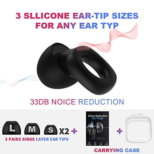 Fita + Ear Plugs for Noise Reduction, Reusable Silicone Ear Plugs for Sleeping Noise Cancelling, Concert, Work… - Image 7