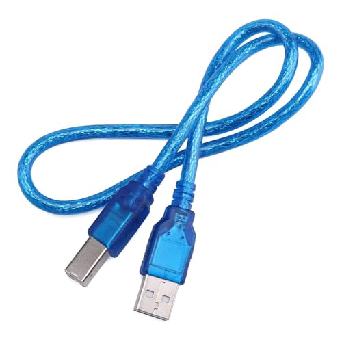 Image of UNO R3 DIP Development Board with USB Cable | Microcontroller Board for DIY Electronics, Robotics, Coding & Prototyping Kit (Uno Dip IC)