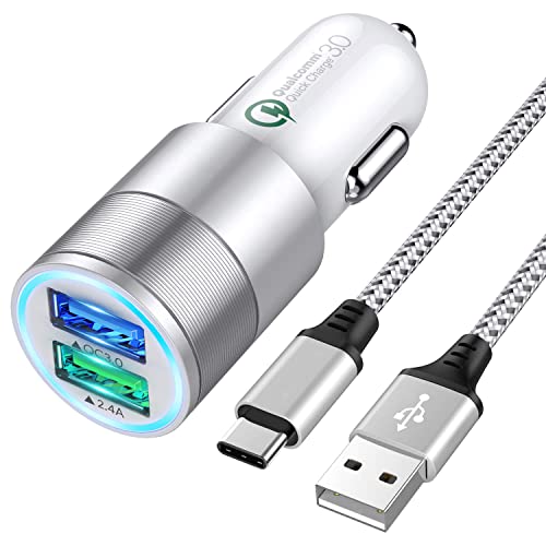 30W J[`[W[ IWAVION 2|[g USB C VK[\PbgyQC3.0&2.4A/S/y/X}[g/LEDCgzType C P[ut ԍڏ[d [\Pbg 12V/24V  [diVo[j
