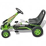 Generico Go Kart a Pedali con Seduta Regolabile Verde,Giochi e Giocattoli,Giocattoli,Giocattoli cavalcabili,Veicoli a Spinta e a pedali-80153