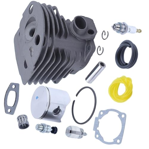 Kit piston-cylindre 45 mm pour tronçonneuse 50 51 55 remplace 503609171