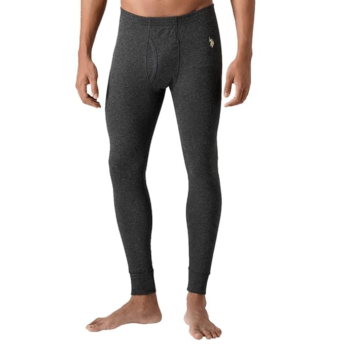 u.s. polo assn. Men Mid Rise Snug Fit I753 Solid Thermal Pants (Pack of 1)-picture-26