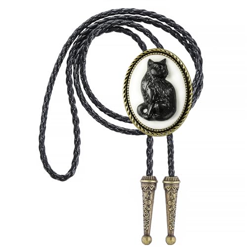 Image of Jeilwiy Bolo Tie for Men, Western Bolero Tie Cowboy Ties Native American Cowgirl Bolo Tie Accessories for Men Women