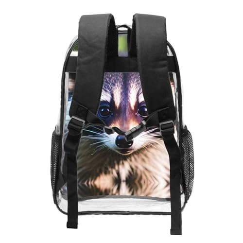 Sac à dos transparent anti-perte de temps avec poches pour le travail - 2