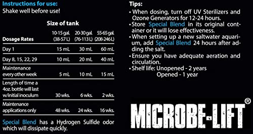Microbe Lift Special Blend Aqua Water Conditioners for Aquarium (4-Ounce)