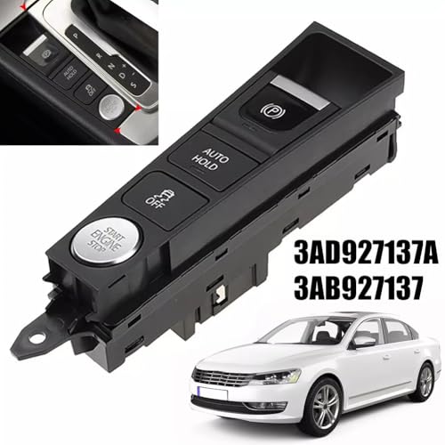 Commande de frein de stationnement Passat B7 double fonction 3AB927137B - 5