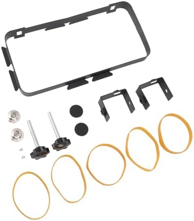 TOPINCN Portable Trash Bag Holder Rack withClamp Enhanced Stability Metal Gabage Plastic Bag Holder for Cabinets Kitchen Outdoors