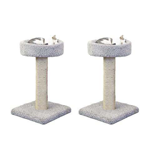 2-Pack Rascadores para Gatos New Cat Condos con Percha miniatura 1