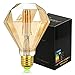 Bombillas Led Bombilla Vintage Bombilla Globo Cristal Eidson Bombilla 4W 220 / 240V E27 Bombilla Decorativa Blanco Cálido G125 Dorado (G95 Diamond Golden)