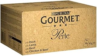 Purina Gourmet Perle Pouches Meat Selection In Gravy Mixed Mega Pack Wet Cat Food 96 x 85g
