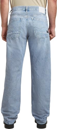 G-STAR Raw - Mens Dakota Regular Straight Jeans, Color Vintage Platinum Blue, Size: 33W x 32L2