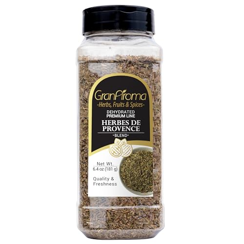 GranAroma Herbes De Provence, Aromatic Herb Blend, Seasoning for Roasted Chicken, Grilled Vegetables, and Savory Soups (6.4 Ounce)