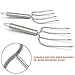 KAYCROWN Stainless Steel Turkey & Roast Lifters, Set of 2 - Turkey and Poultry Lifters Roaster Poultry Forks Great for Thanksgiving, Transfer Turkey or Ham Easily