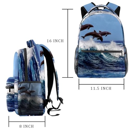 Sac de voyage décontracté bleu océan multicolore filles garçons