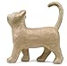 Produktbild Décopatch SA729O Träger S aus Pappmaché, Katze laufend, 21 x 6 x 19 cm, zum Verzieren, Kartonbraun