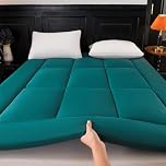 Coprimaterasso in morbido cotone, 100 x 200 cm, traspirante, confortevole, per una migliore qualità del sonno