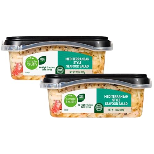 Mediterranean Style Seafood Salad, Ready to Eat, Flavorful Seafood Mix,
