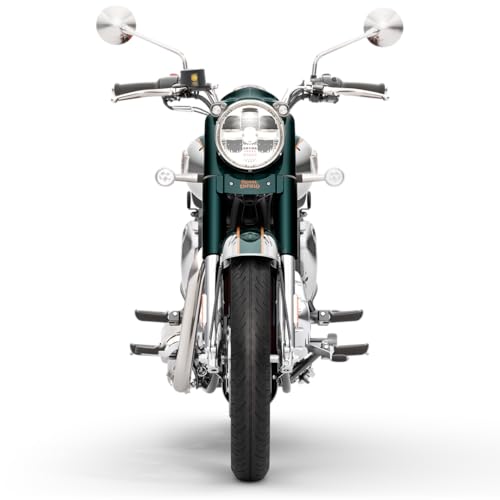 Image of Royal Enfield Classic 350 with Disc & Spoke Wheels Motorcycle (Emerald Green) Booking for Ex-Showroom Price