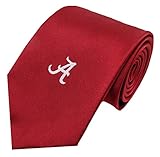 Donegal Bay Alabama Crimson Tide Men's Necktie, Standard Size, NCAA Officially Licensed - DB Fan Gear