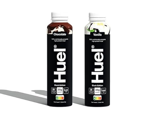 Ready-to-Drink Black Edition – 2 Stück – Vanille und Schokolade, 500 ml