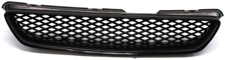 Type-R Style Front Grille Black Mesh compatible with 98-02 Accord Coupe ONLY 99 00 01