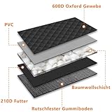 Alfheim Hundedecke Auto Rückbank, Autoschondecke Hund Rücksitz universelle Passform für die meisten Autos, Wasserdichter kratzfester Rücksitzbezug, rutschfeste, strapazierfähige, waschbare Hundereise