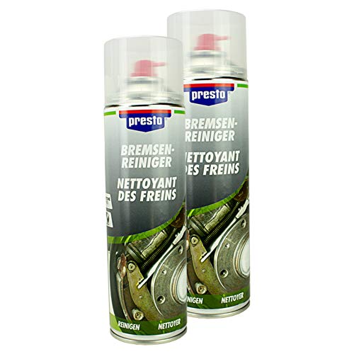Preisvergleich Produktbild Presto 2X BREMSENREINIGER BREMSEN Reiniger Pflege WARTUNG Reinigung 500 ml 30618