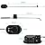 ttmagic Metal Recliner Handle Replacement Parts with Cable, Universal Sofa Chair Couch Release Lever Pull Handle, Fits Ashley and Most Recliner Sofa Brand, Exposed Cable Length 4.9" by ttmagic