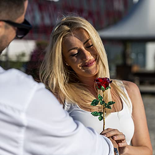 Rosa, Eternal Rose di cristallo fatte a mano