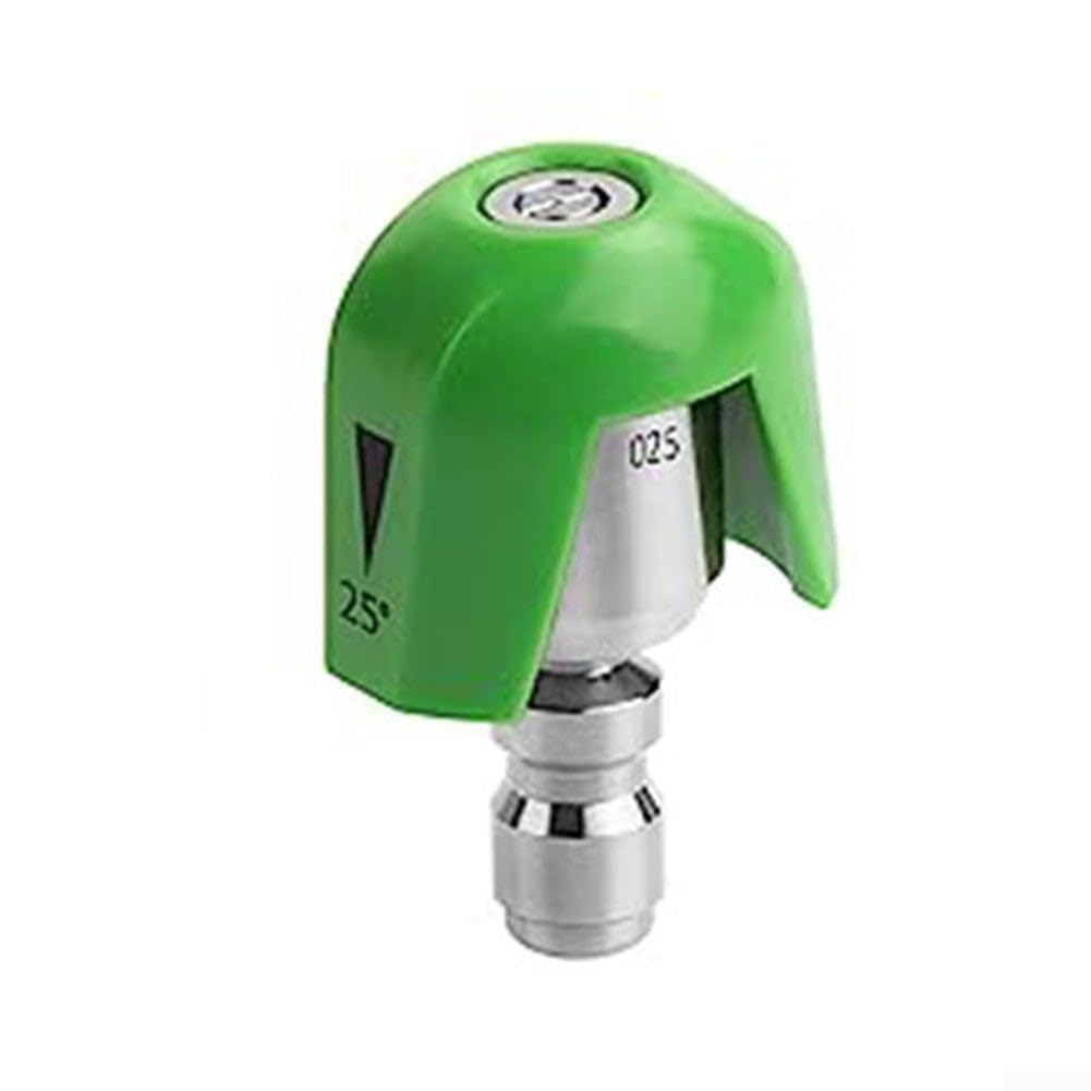 Lrfvhyqnk Green Pressure Washer Nozzles Quick Connect Spray Tips, Quick Connect Pressure Washer Tips For Spx3000 360 Rotating 0-40 Degree Soap Nozzle(Green)