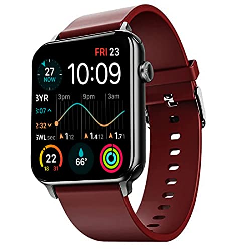Image of Tokdis MX-1 Pro Bluetooth Calling Smartwatch - 1.69 inch LCD Display, Multiple Watch Faces, Sleep Monitor, Heart & SpO2 Monitoring, Multiple Sports Modes (Maroon, MX-2 Pro)