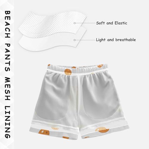 Pigsaly Boys' Swim Board Shorts Cute Capybara Pool Boy's Swim Trunks Kids Swimwear 3T Multicolor4