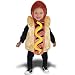 AmScan Costumes USA Mini Hot Dog Infant Costume (6-12)-6-12 Months Brown/Yellow