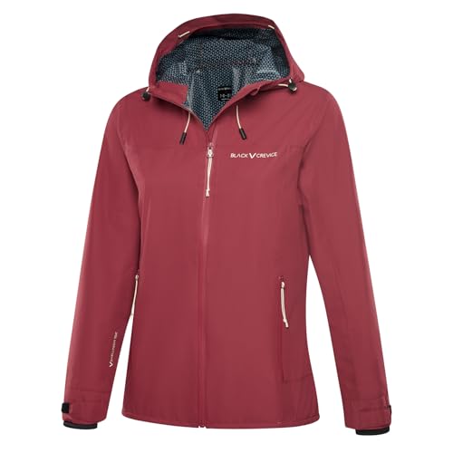 Veste de trekking femme coupe-vent imperméable contre la pluie