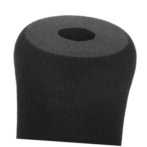 6 unidades de fundas protectoras para rodillos de fitness, recambios para almohadillas de pie en equipos de gimnasio, espuma de goma y plástico, color negro miniatura 4