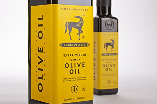 Terra Delyssa First Cold Pressed Extra Virgin Olive Oil, Single Sourced, 1 L (34 fl. oz) Dark Glass Bottle - 1 Pack, Non-GMO, Naturally Rich in Antioxidants and Polyphenols image 4