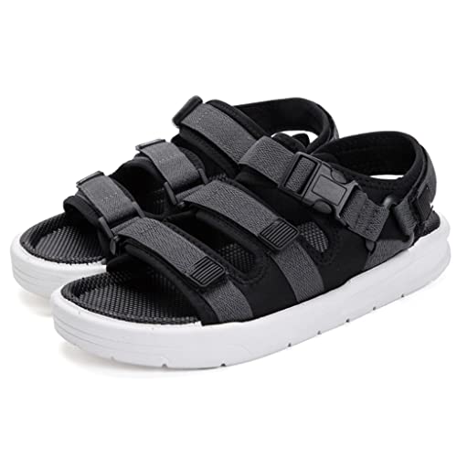 Breathable Sandals Men Beach Sandals for Men Soft Lightweight Slipper Anti-Slip Casual Shoes Man(Gray,43 Code)