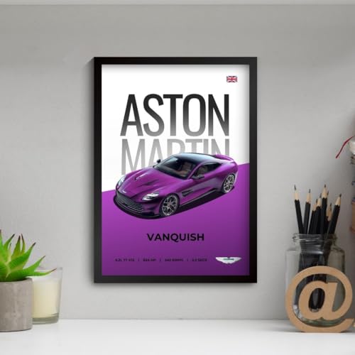 Image of Funk You Store A4 Poster Photo Frames All Cars (Aston Martin Vanquish)