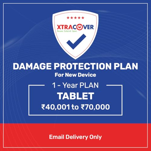 Image of Xtracover 1 Year Accidental Damage Protection on Tablet Having Price Range of Rs. 40001-70000 (E-Mail Delivery Only)